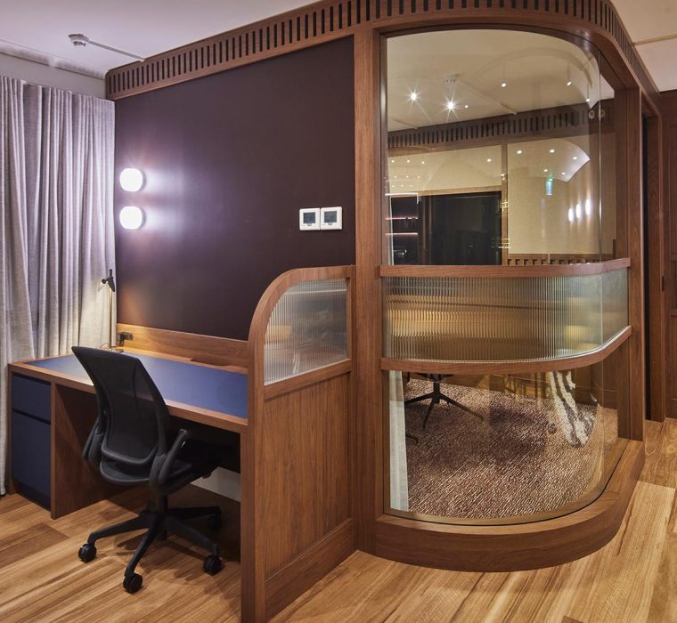 Open-plan workstations and boardroom design  , NSW, Australia